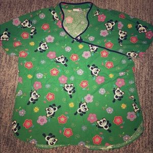 panda scrub top!